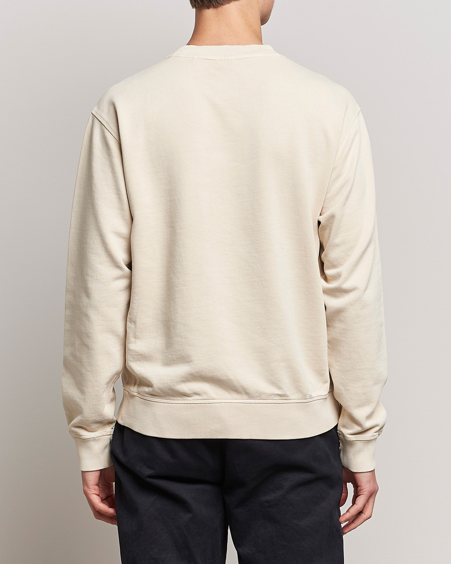 Men | Sweaters & Knitwear | BOSS ORANGE | Wefade Logo Sweatshirt Open White