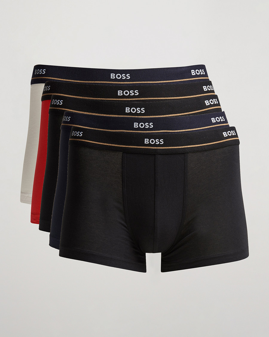 Men | Underwear & Socks | BOSS BLACK | 5-Pack Trunk Boxer Shorts Multi