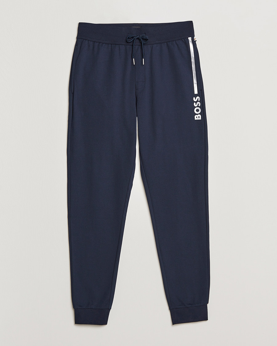 Men | Trousers | BOSS BLACK | Tracksuit Sweatpants Dark Blue