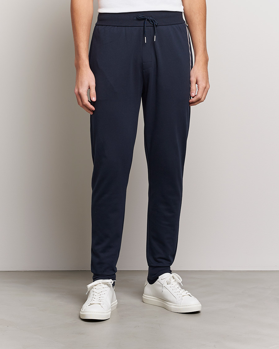 Men | Trousers | BOSS BLACK | Tracksuit Sweatpants Dark Blue