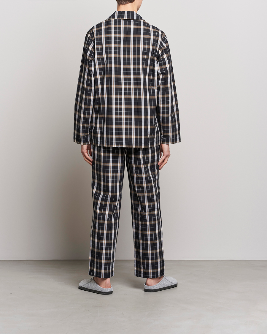 Men | Pyjama Sets | BOSS | Urban Checked Pyjama Set Black/Beige