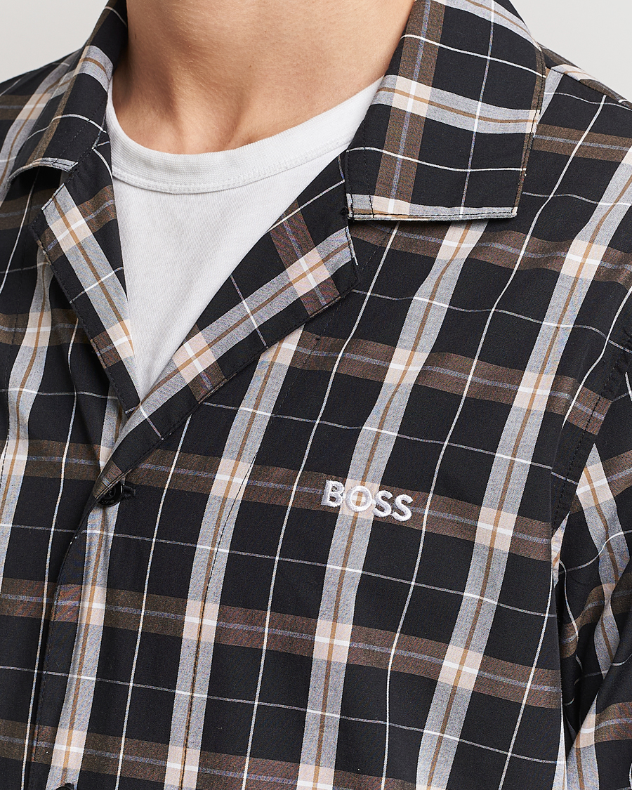 Men | Urban Checked Pyjama Set Black/Beige | BOSS BLACK | Urban Checked Pyjama Set Black/Beige
