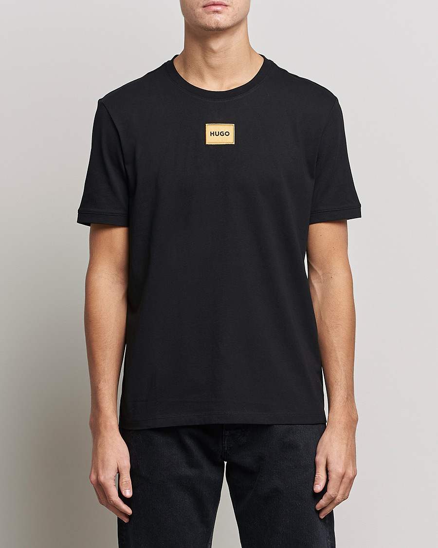 Men |  | HUGO | Diragolino Crew Neck T-Shirt Black