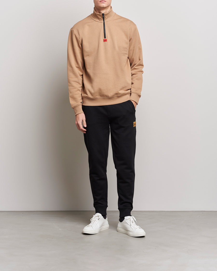 Men | Trousers | HUGO | Doak Logo Sweatpants Black