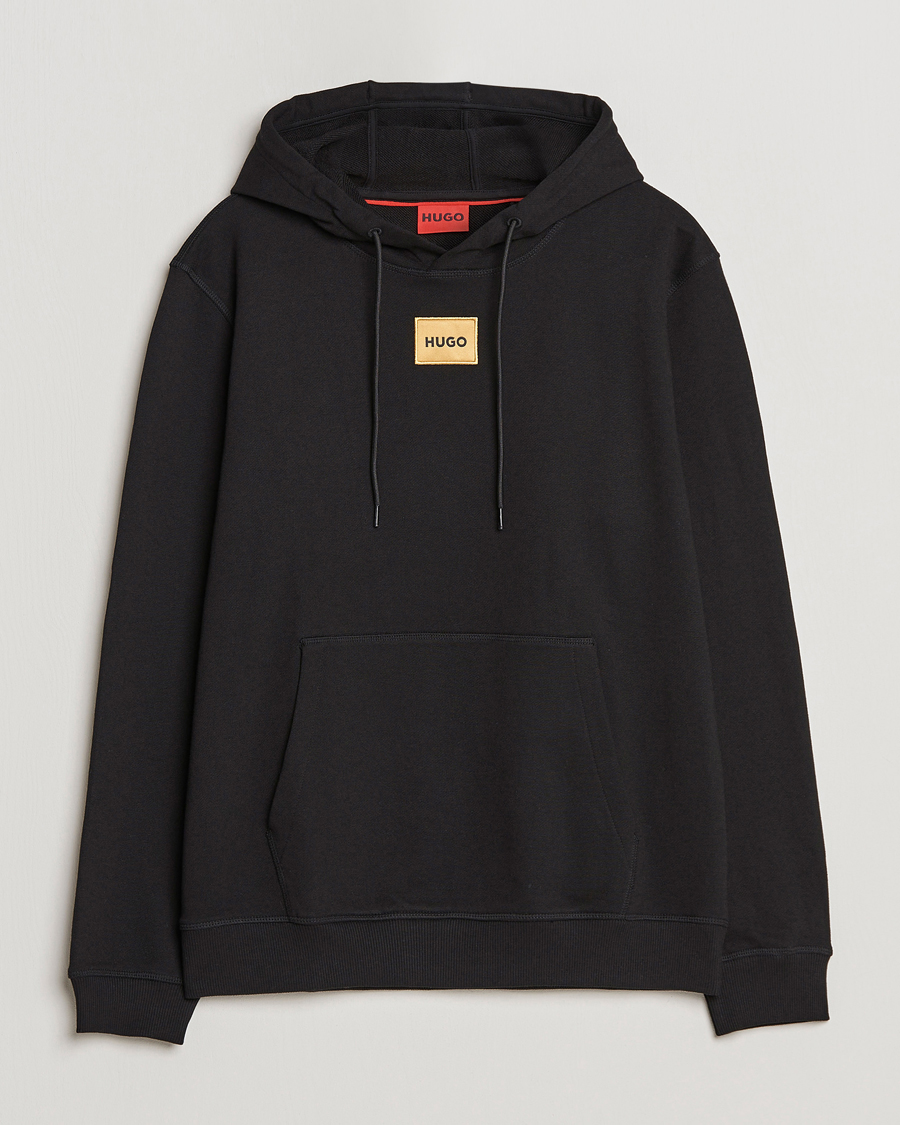 Men | Sweaters & Knitwear | HUGO | Daratschi Hoodie Black