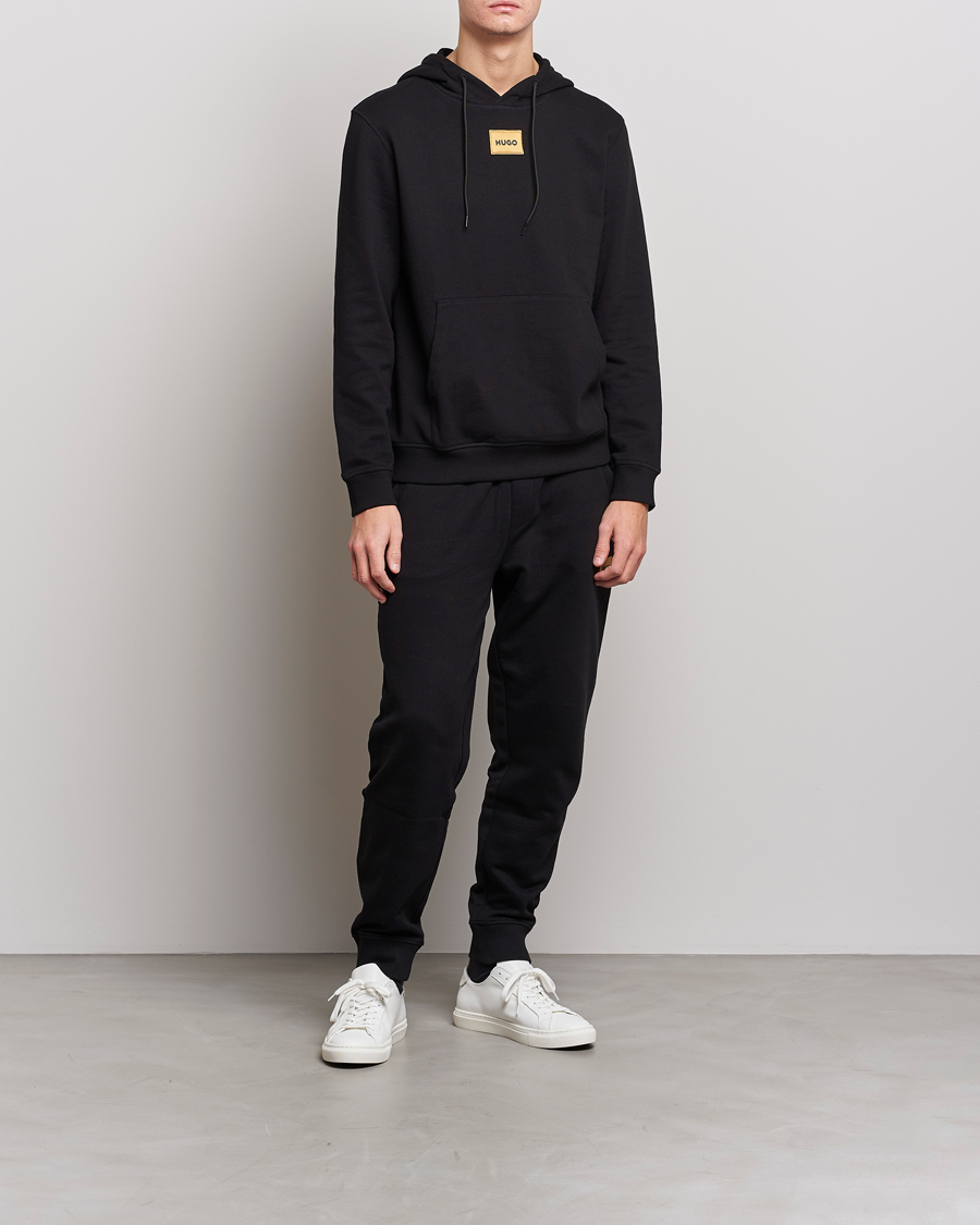 Men | Sweaters & Knitwear | HUGO | Daratschi Hoodie Black