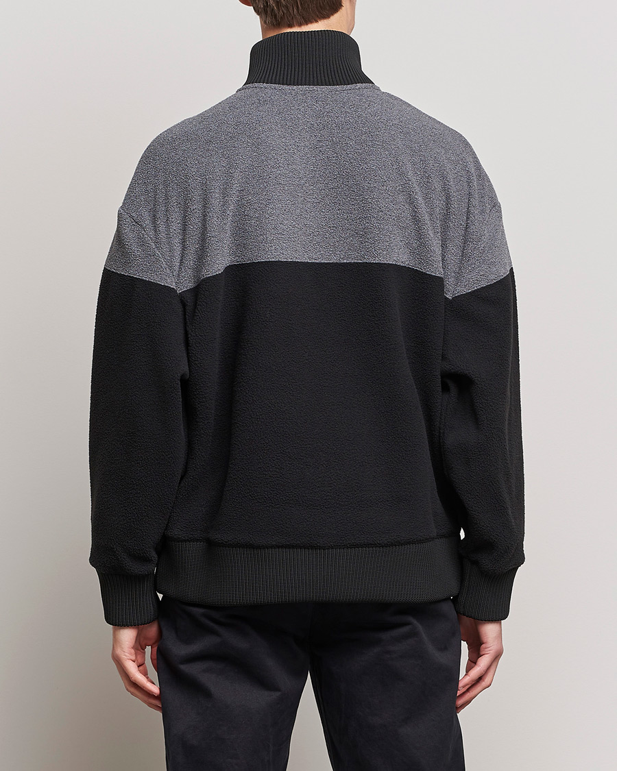 Men | Sweaters & Knitwear | HUGO | Dorpin Half Zip Sweater Black