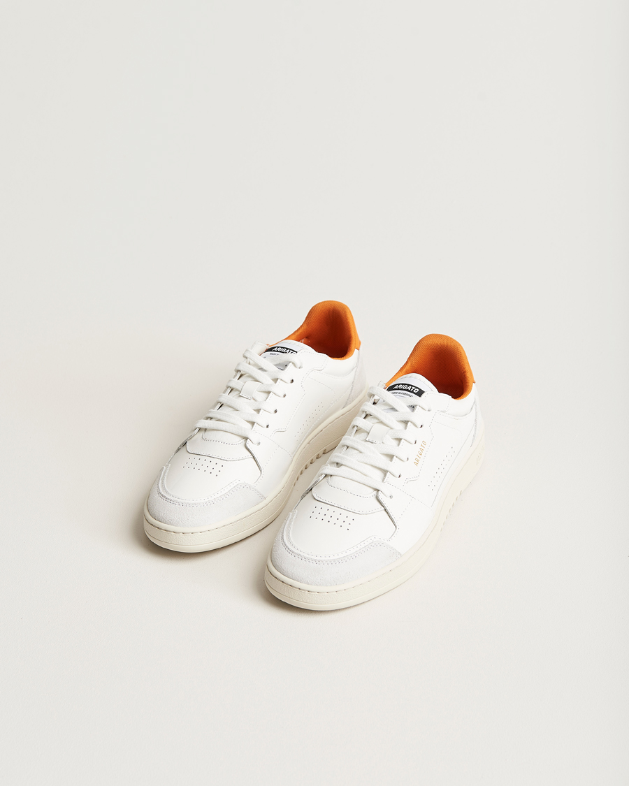 Men | White Sneakers | Axel Arigato | Dice Lo Sneaker White/Orange