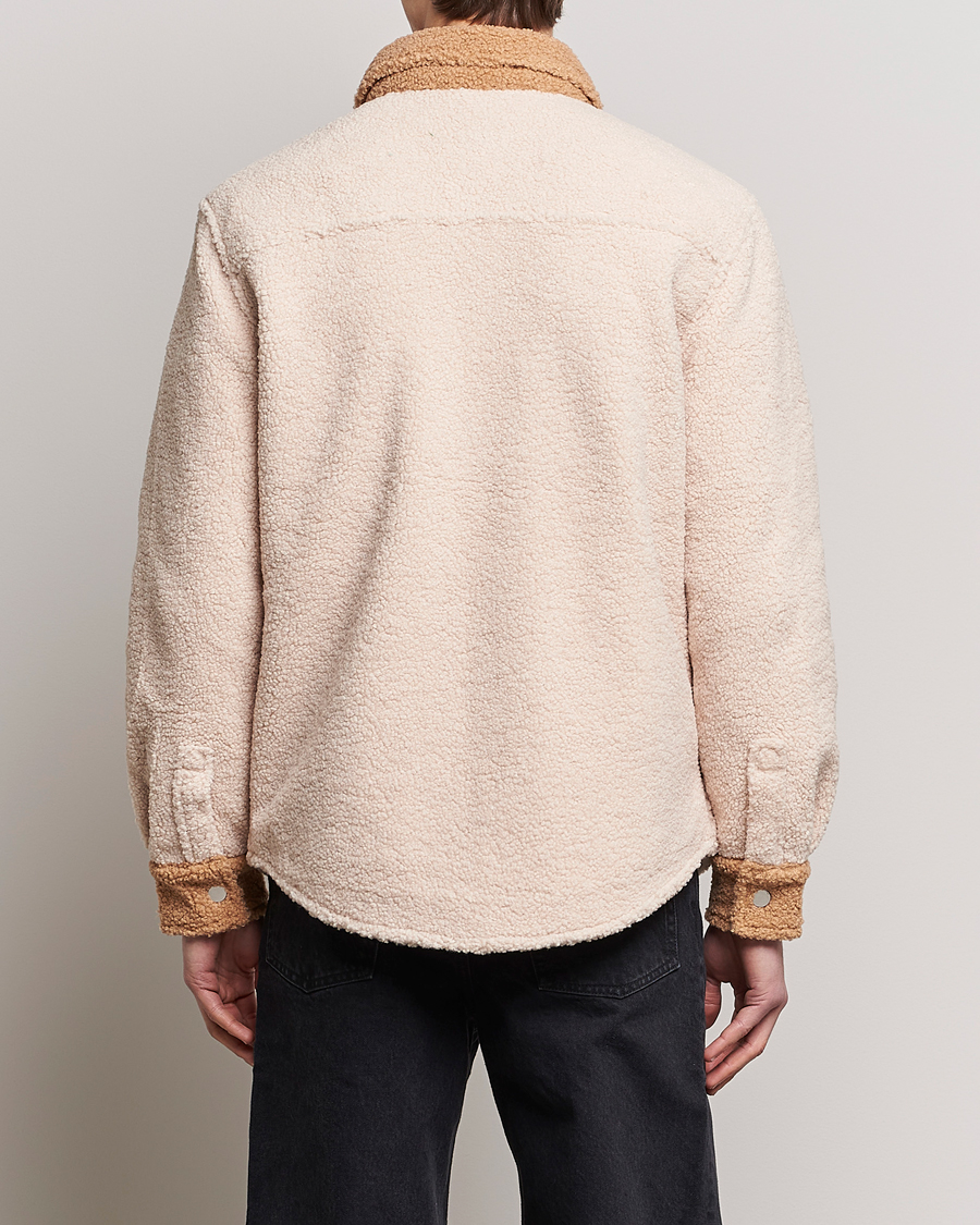 Men | Coats & Jackets | Axel Arigato | Aspen Colorblock Overshirt Pale Beige