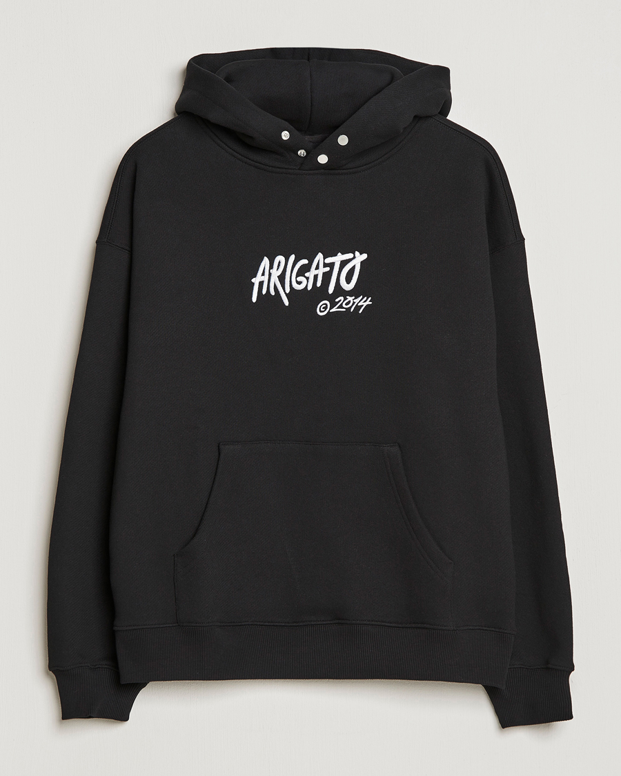Men | Sweaters & Knitwear | Axel Arigato | Arigato Tag Hoodie Black