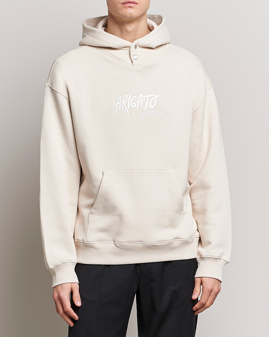 Men | What's new | Axel Arigato | Arigato Tag Hoodie Pale Beige