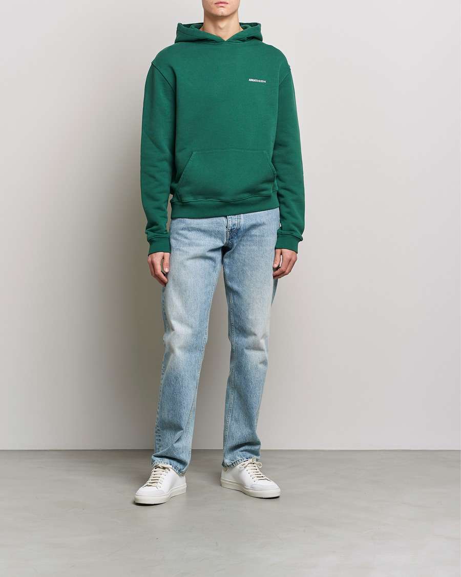 Men | Sweaters & Knitwear | Axel Arigato | Monogram Hoodie College Green