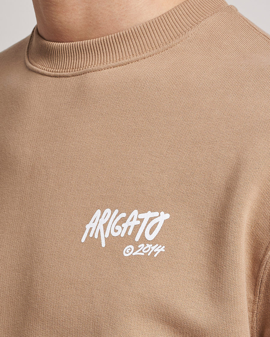 Men | Sweaters & Knitwear | Axel Arigato | Arigato Graffiti Sweatshirt Camel