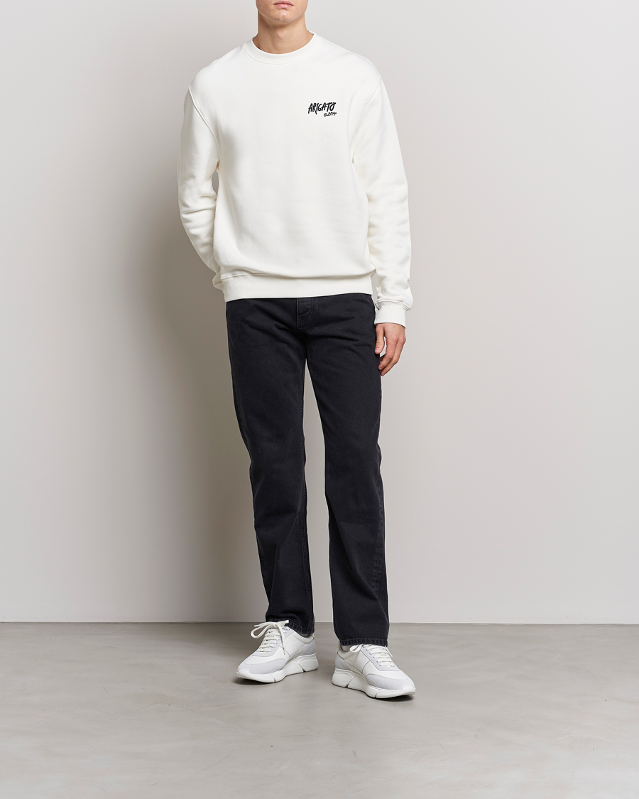 Men | Sweaters & Knitwear | Axel Arigato | Arigato Graffiti Sweatshirt Ecru
