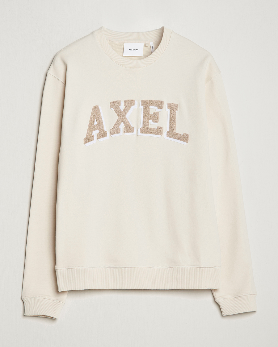 Men | Sweaters & Knitwear | Axel Arigato | Axel Arc Sweatshirt Pale Beige