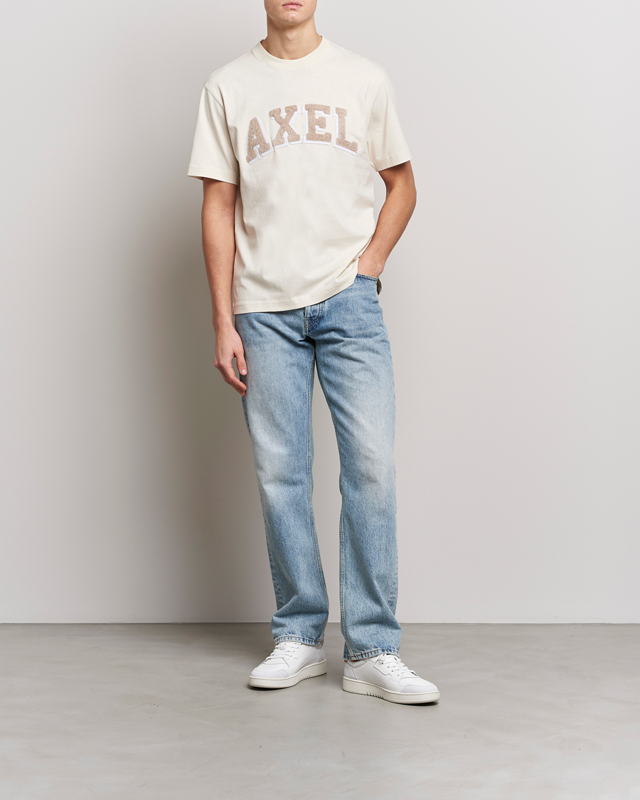 Men | T-Shirts | Axel Arigato | Axel Arc T-Shirt Pale Beige