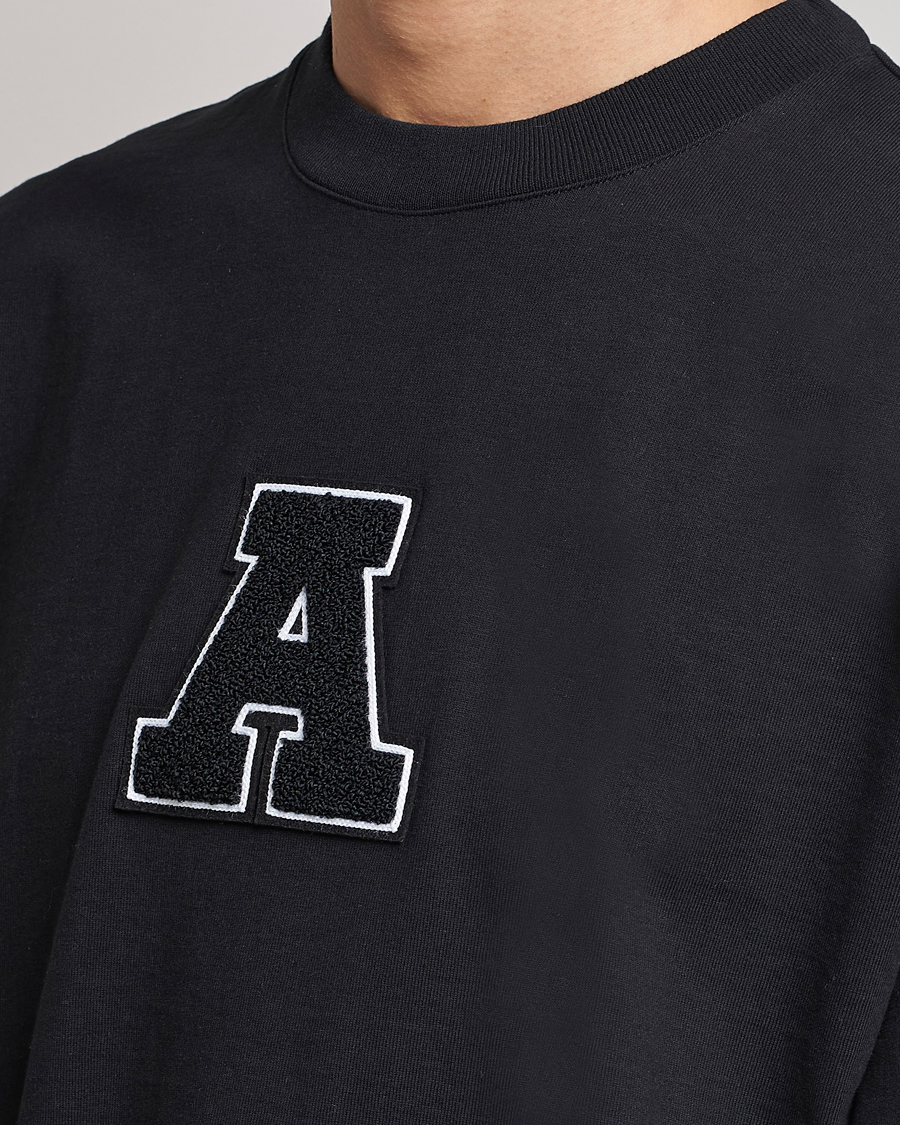 Men | T-Shirts | Axel Arigato | College A T-Shirt Black