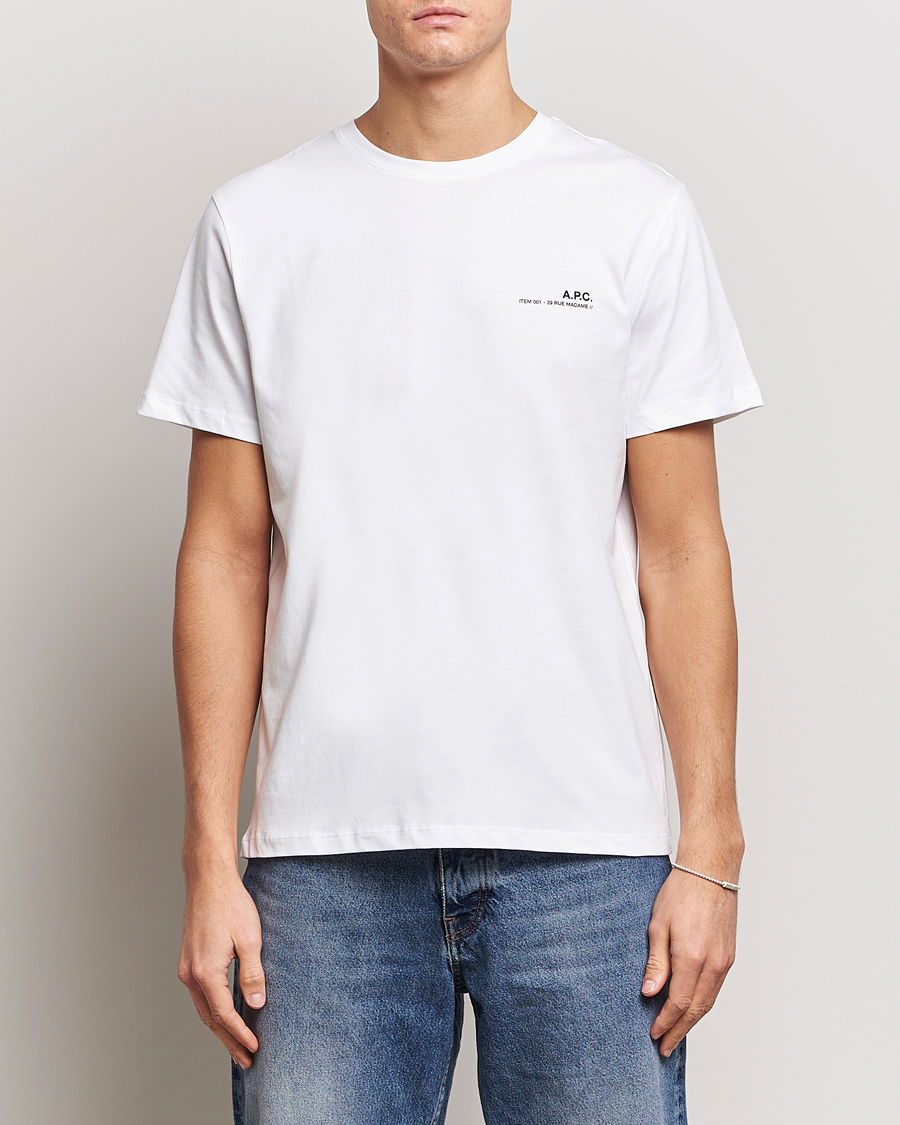 Men | T-Shirts | A.P.C. | Item T-Shirt White