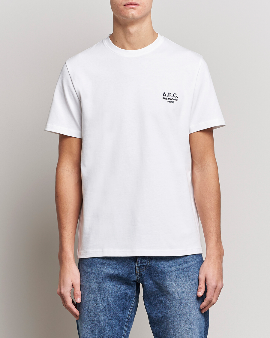 Men | Short Sleeve T-shirts | A.P.C. | Raymond T-Shirt White