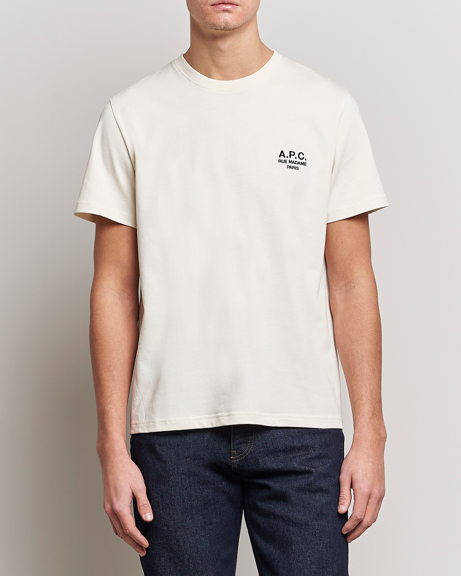 Men | Short Sleeve T-shirts | A.P.C. | Raymond T-Shirt Off White