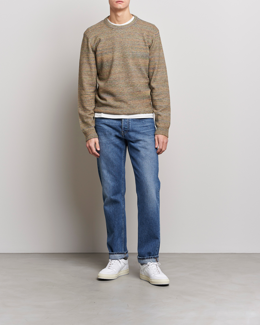 Men | Sweaters & Knitwear | A.P.C. | Degrade Sweater Light Khaki