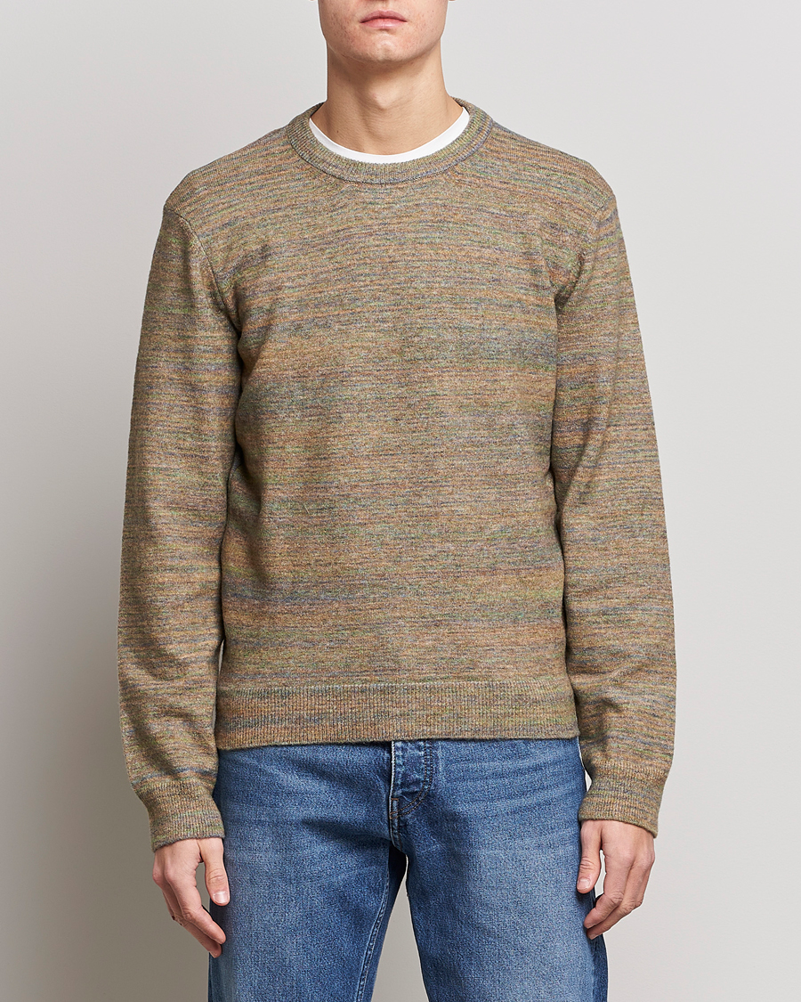 Men | Knitted Jumpers | A.P.C. | Degrade Sweater Light Khaki