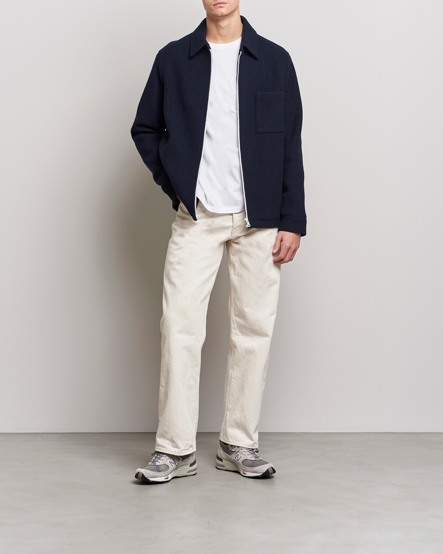 Men | Coats & Jackets | A.P.C. | Wool Blouson Jacket Navy