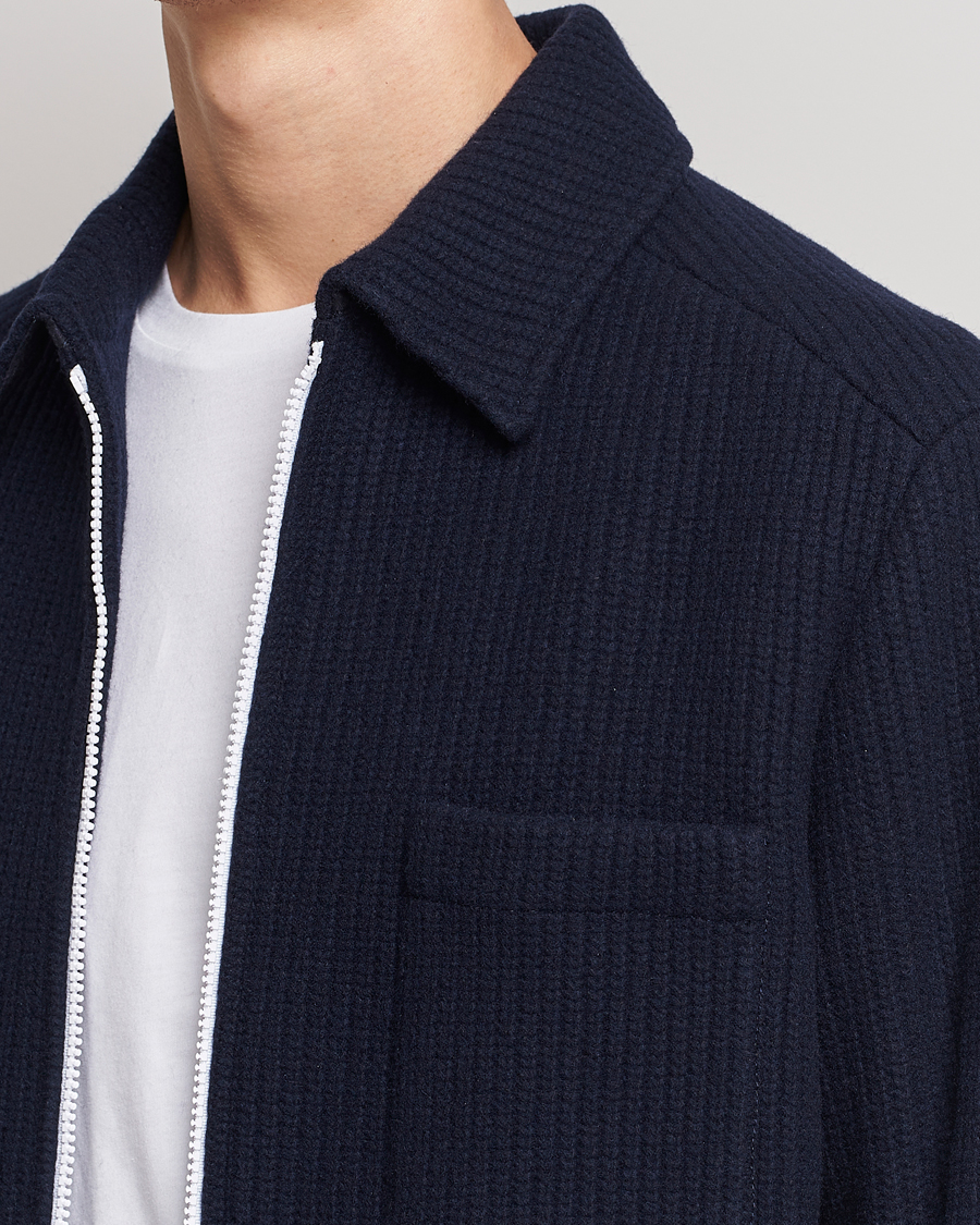 Men | Coats & Jackets | A.P.C. | Wool Blouson Jacket Navy