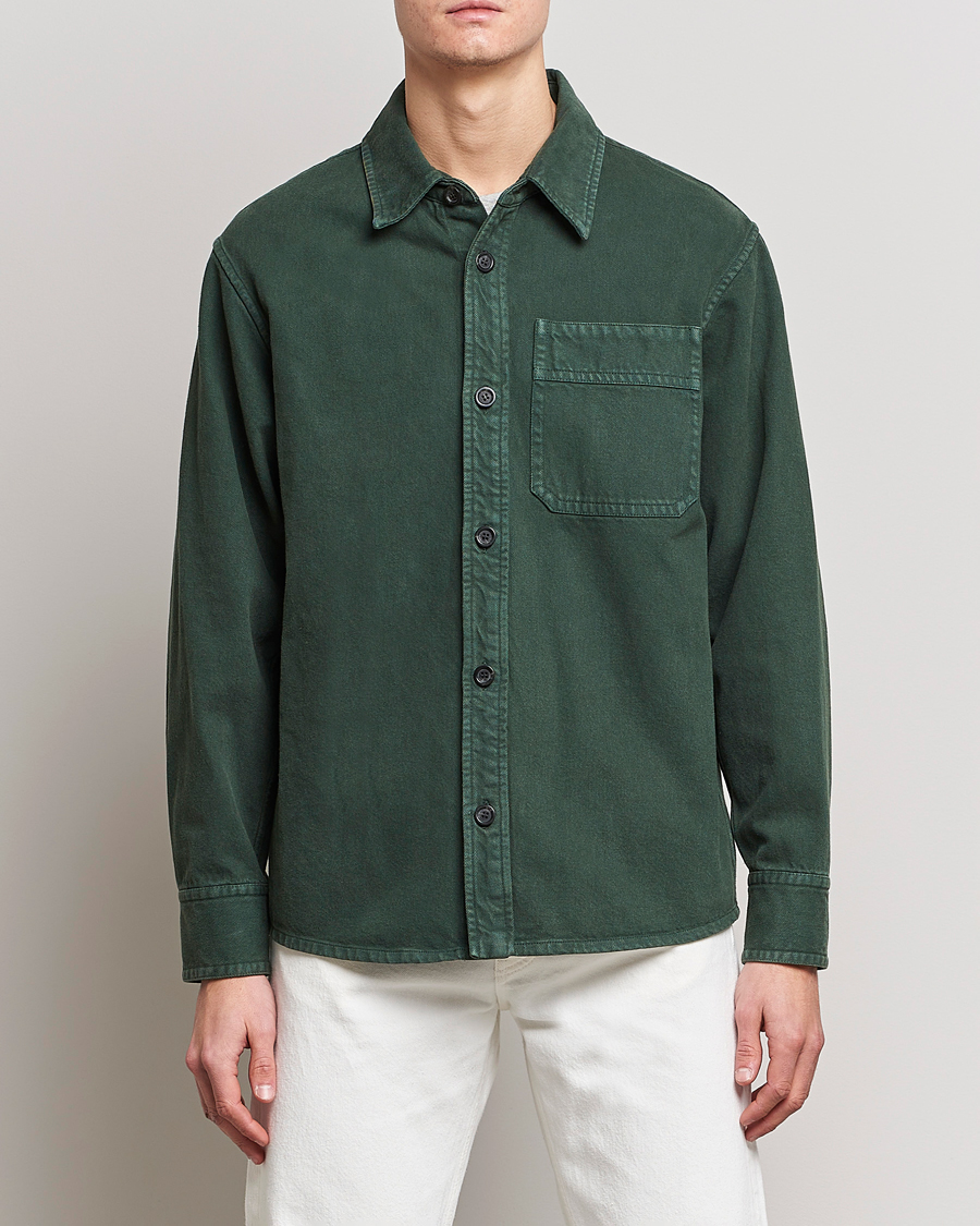 Men | Spring Jackets | A.P.C. | Basile Shirt Jacket Dark Green