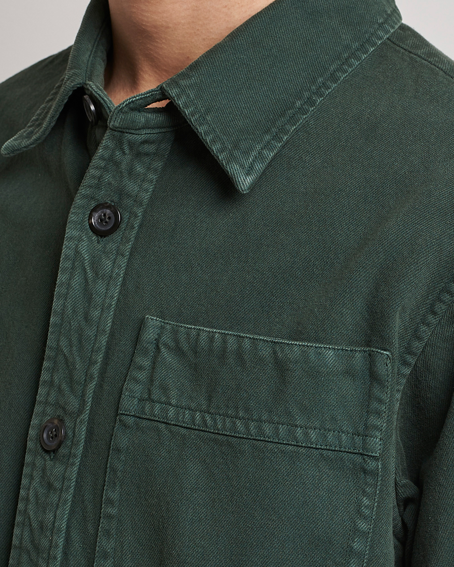 Men | Shirts | A.P.C. | Basile Shirt Jacket Dark Green