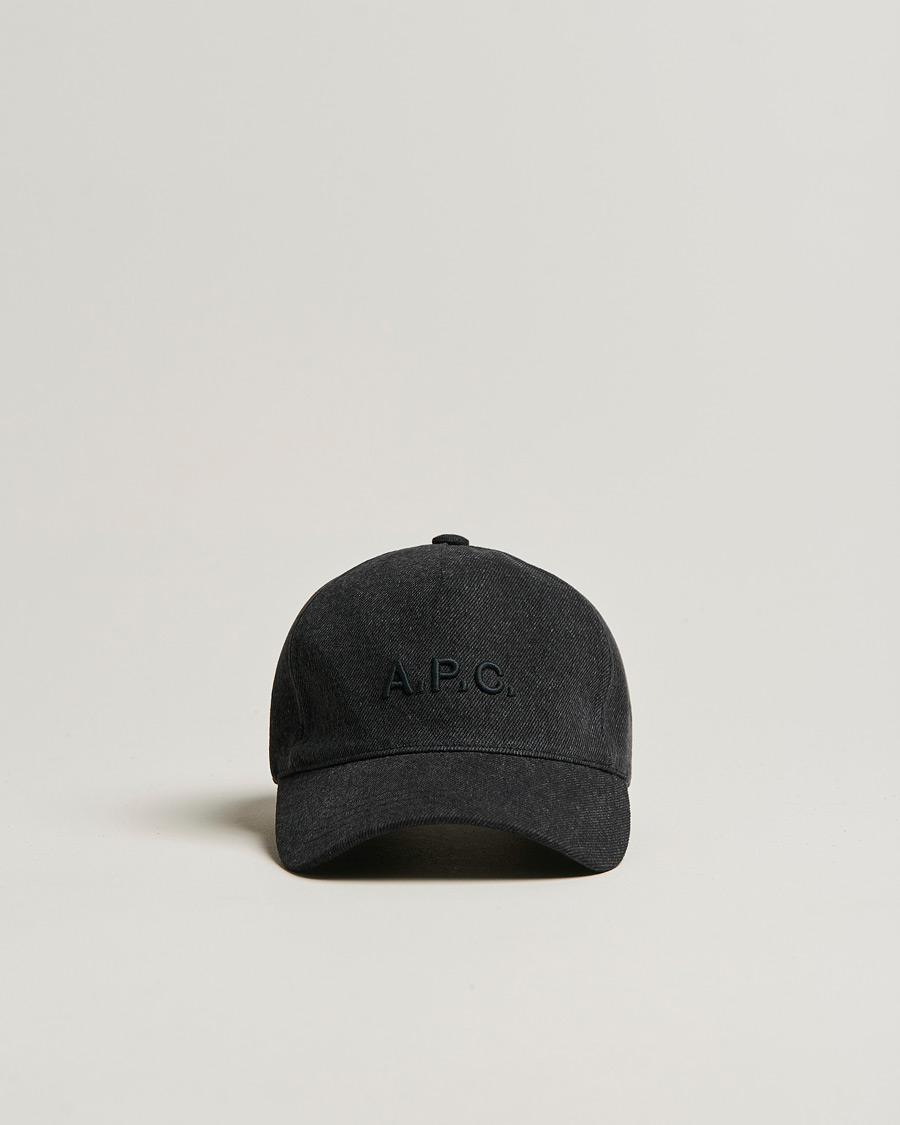 A.P.C. Baseball Cap Black at CareOfCarl.com