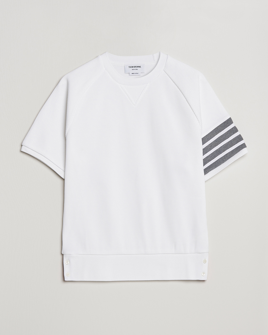 Men | T-Shirts | Thom Browne | Short Sleeve Sweatshirt White
