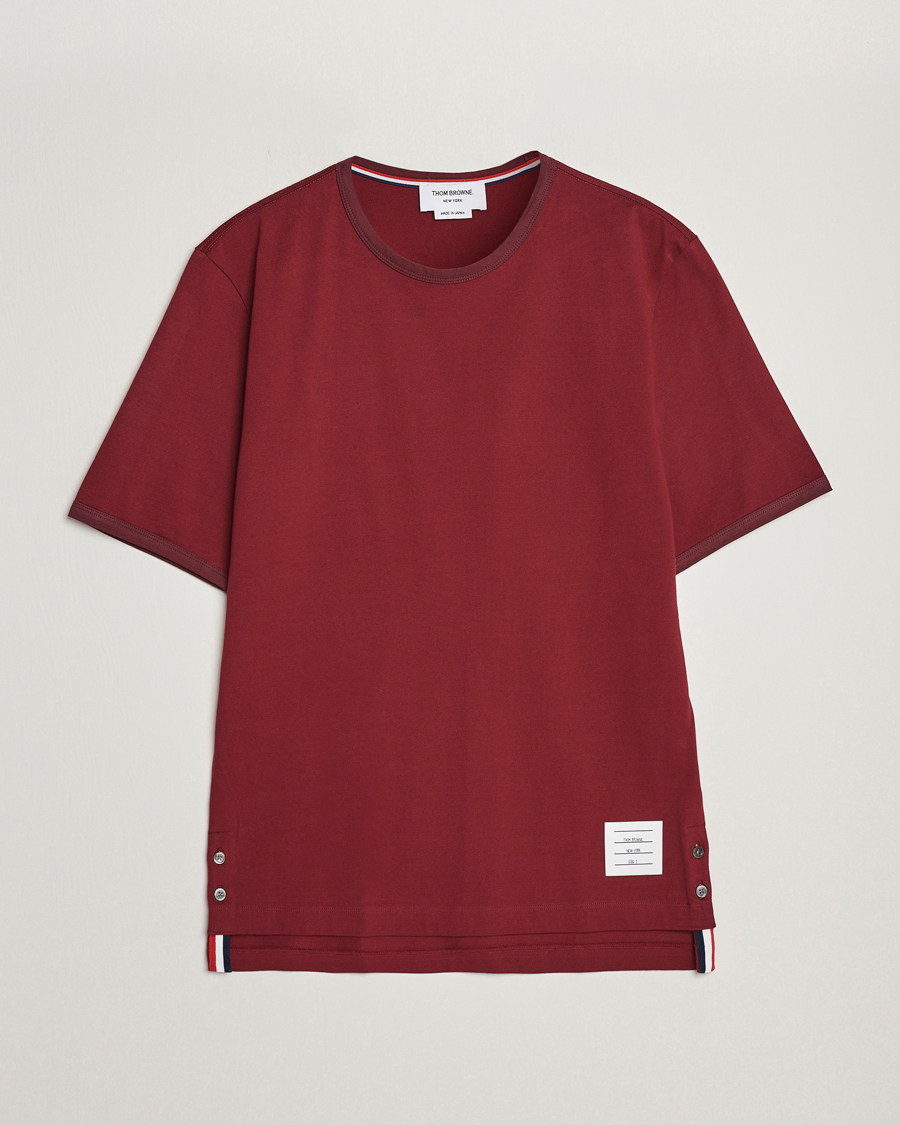 Men | T-Shirts | Thom Browne | Jersey T-Shirt Burgundy