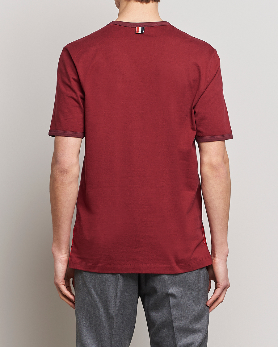 Men | T-Shirts | Thom Browne | Jersey T-Shirt Burgundy