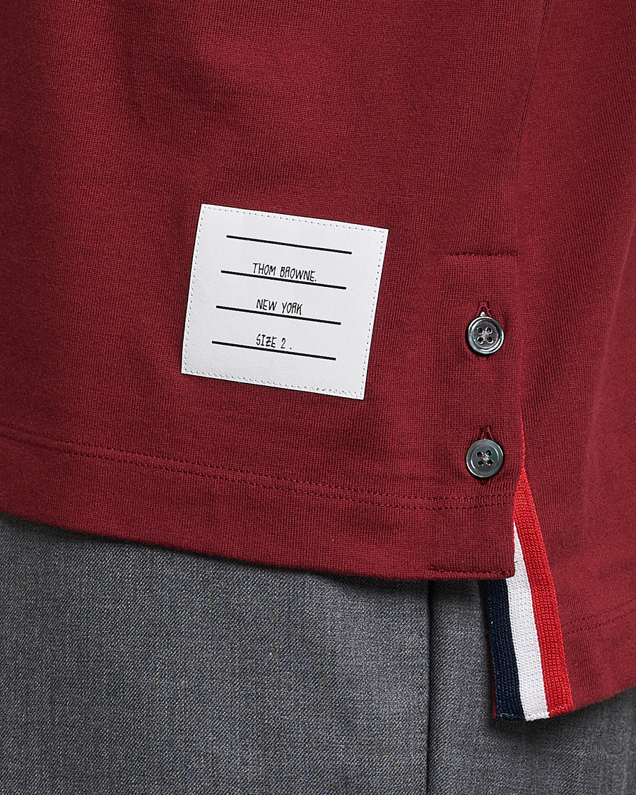 Men | T-Shirts | Thom Browne | Jersey T-Shirt Burgundy