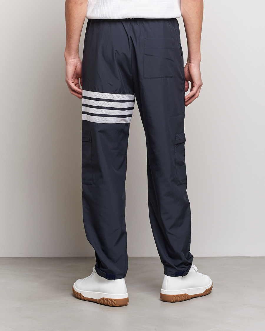 Thom Browne Packable Ripstop Trousers Navy at CareOfCarl.com