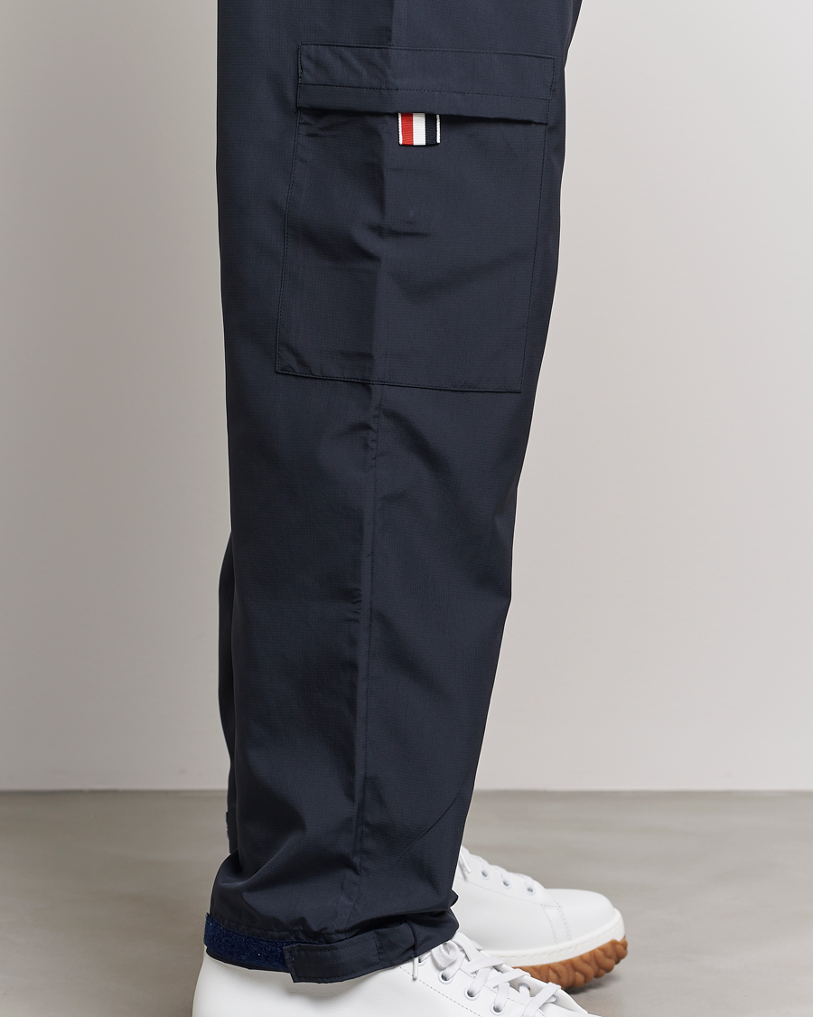 Men | Trousers | Thom Browne | Packable Ripstop Trousers Navy