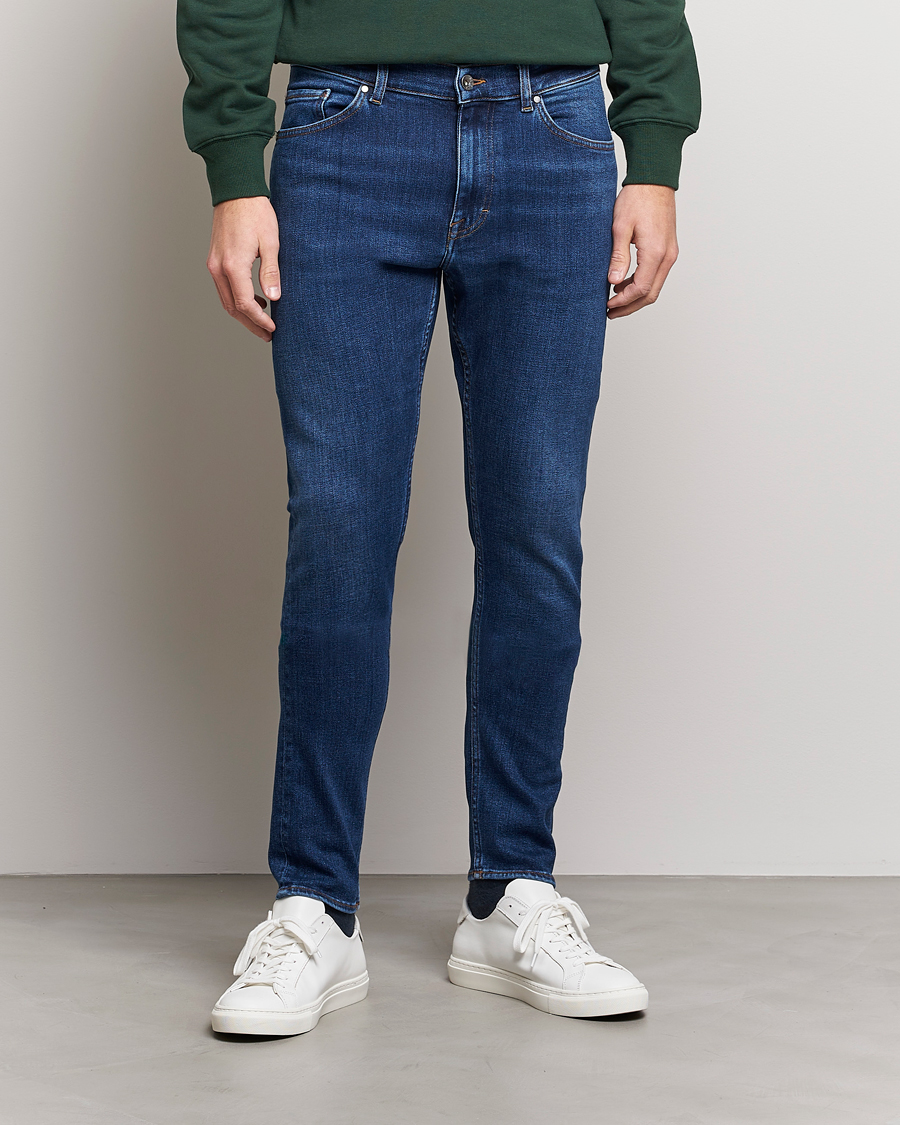 Men |  | Tiger of Sweden | Evolve Organic Cotton Jeans Medium Blue