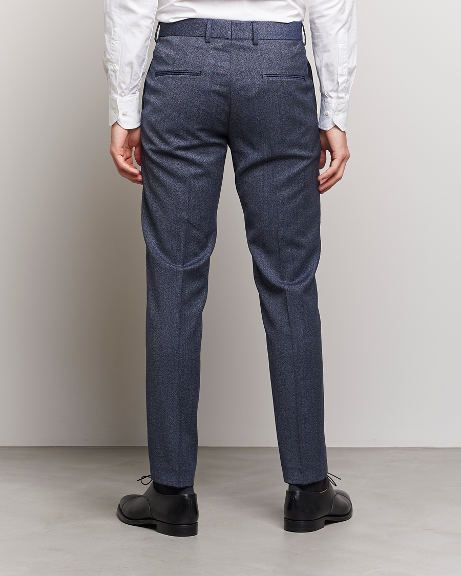 Men | Trousers | Tiger of Sweden | Tenutas Wool Trousers Dusty Blue