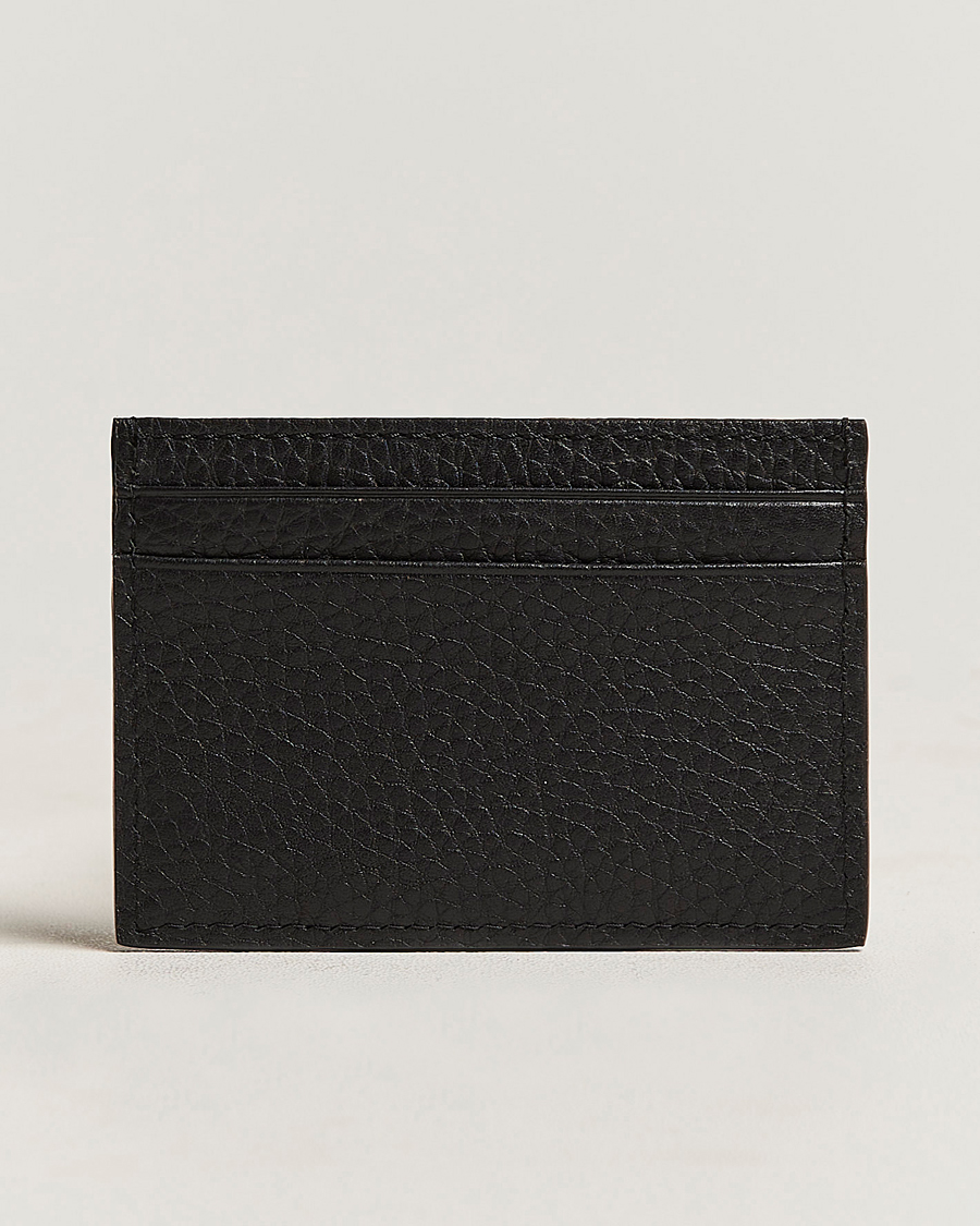 Men | Accessories | Tiger of Sweden | Wharf Cow Leather Cardholder Black