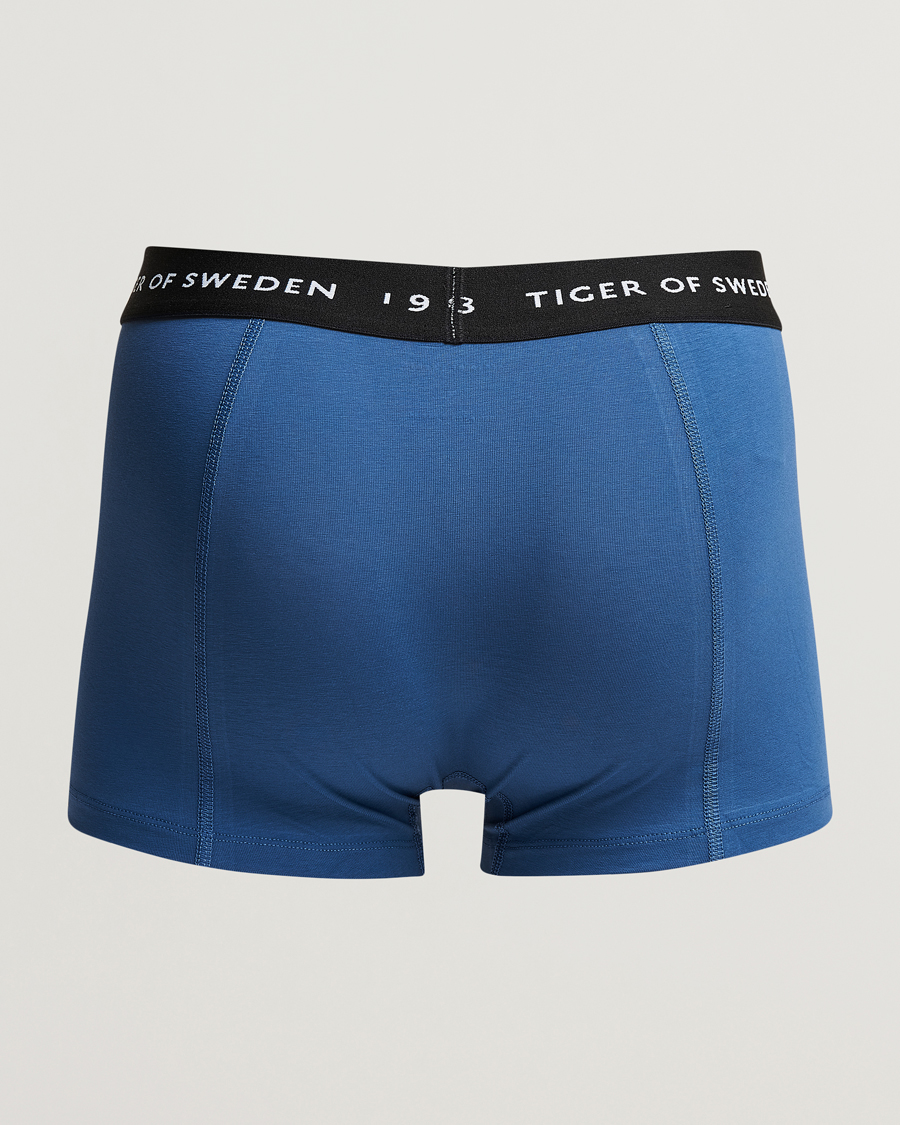 Men | Underwear & Socks | Tiger of Sweden | Hermod 3-Pack Organic Cotton Trunck Blue Black