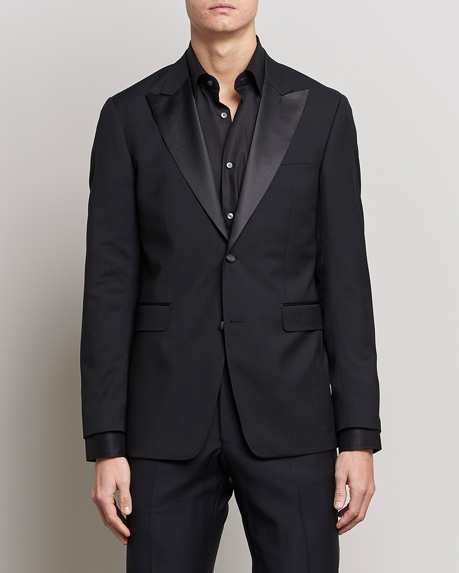Men | Blazers | Tiger of Sweden | Justin Tuxedo Blazer Black