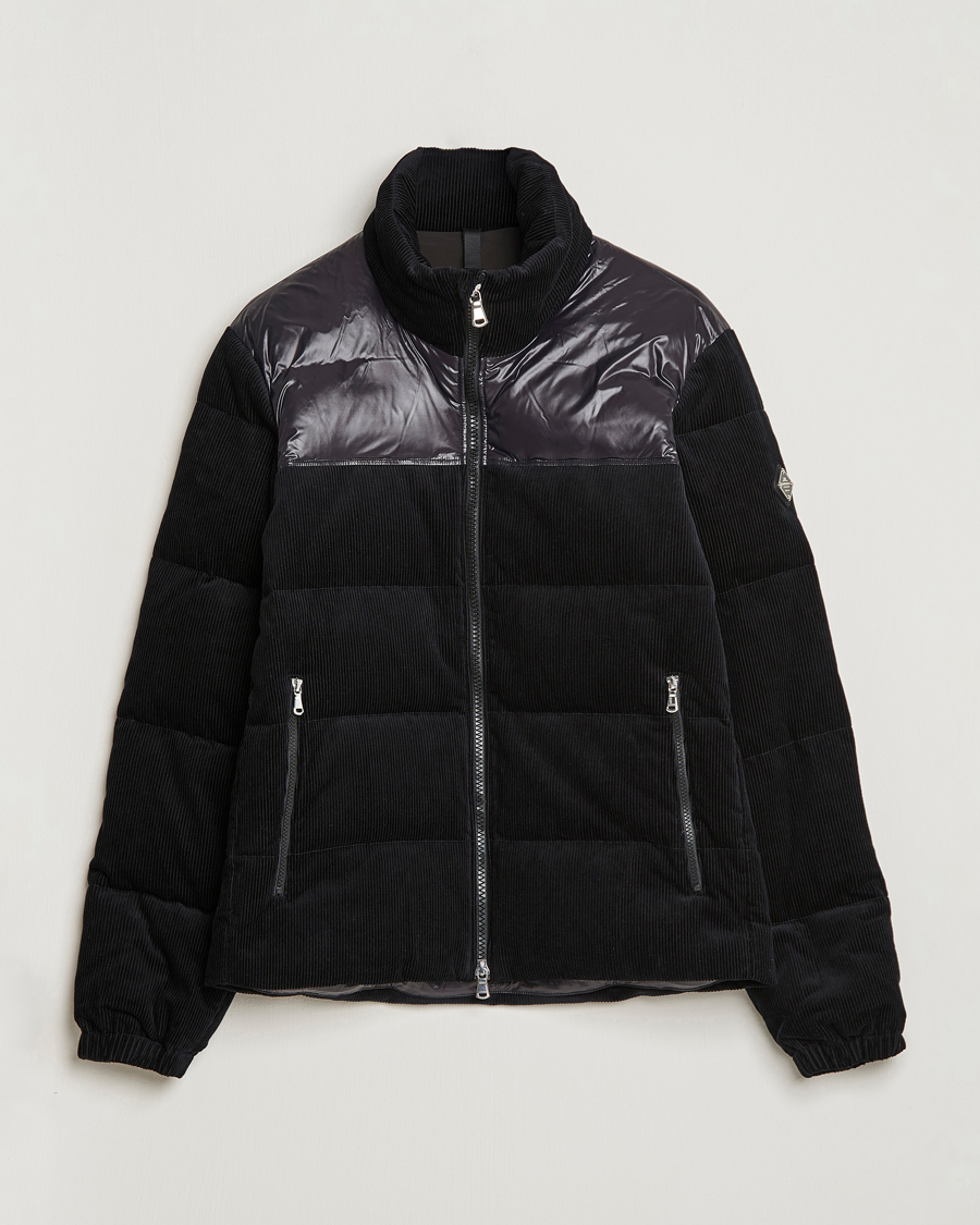Men | Coats & Jackets | J.Lindeberg | Baker Cord Down Jacket Black