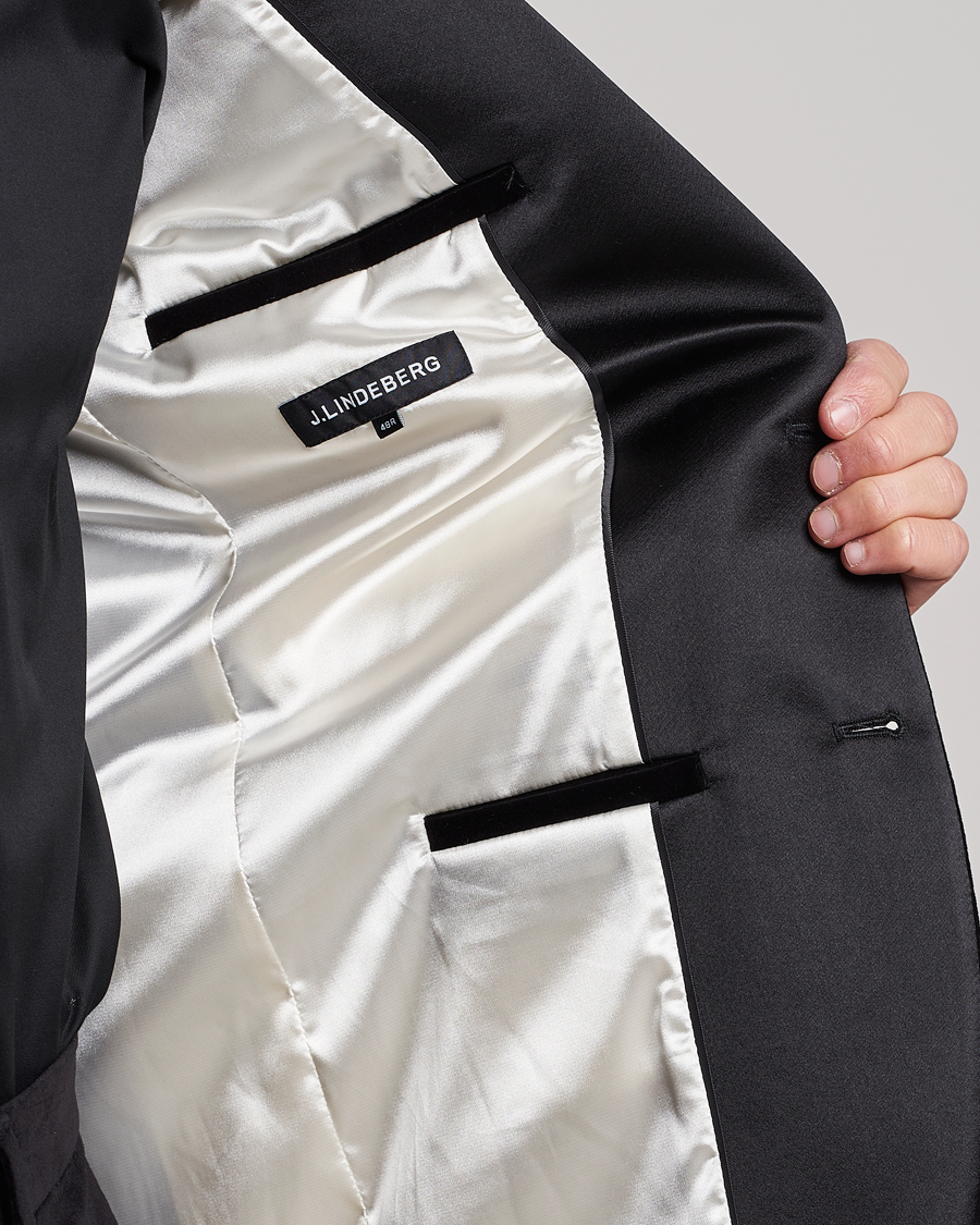 Men | Blazers | J.Lindeberg | Lenny Velvet Blazer Black
