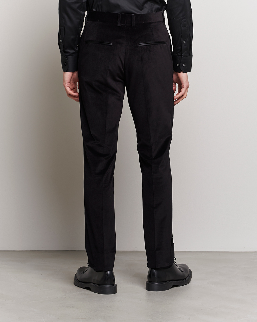 Men | Trousers | J.Lindeberg | Liam Velvet Trousers Black