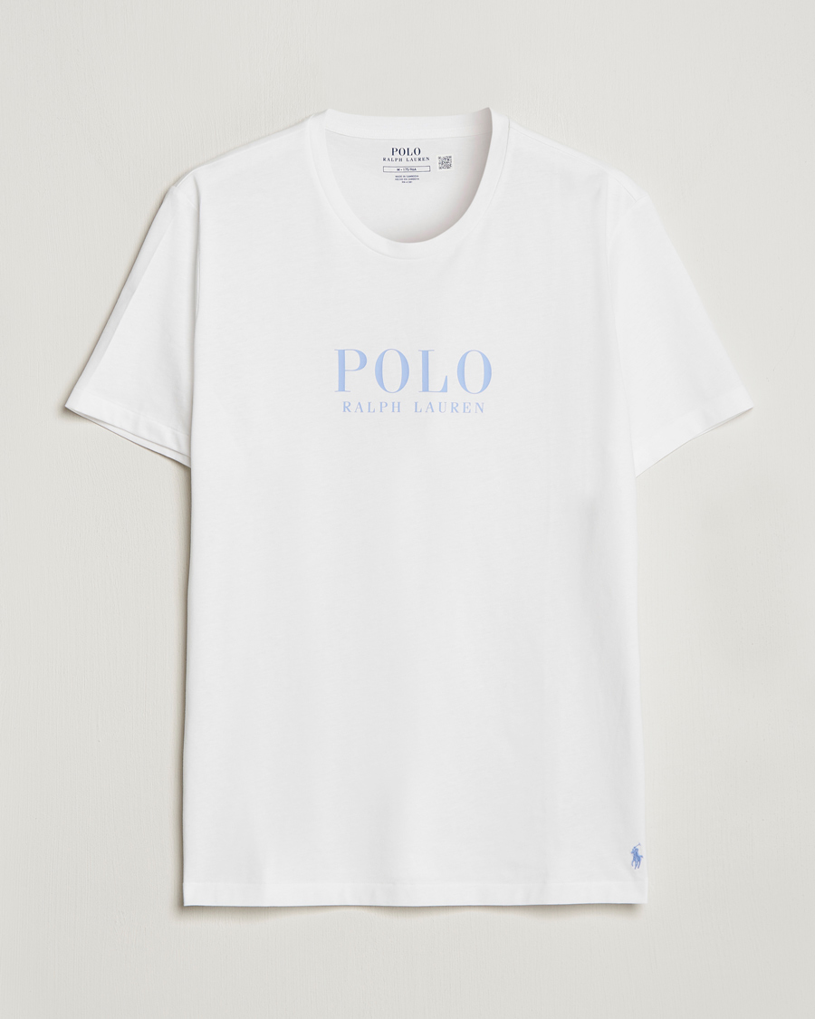 Men | T-Shirts | Polo Ralph Lauren | Cotton Logo Crew Neck T-Shirt Austin Blue