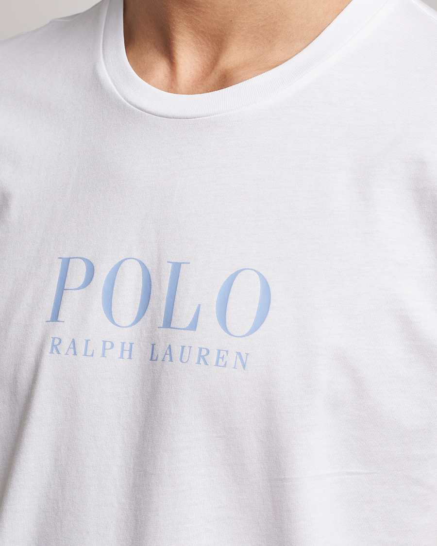 Men | T-Shirts | Polo Ralph Lauren | Cotton Logo Crew Neck T-Shirt Austin Blue