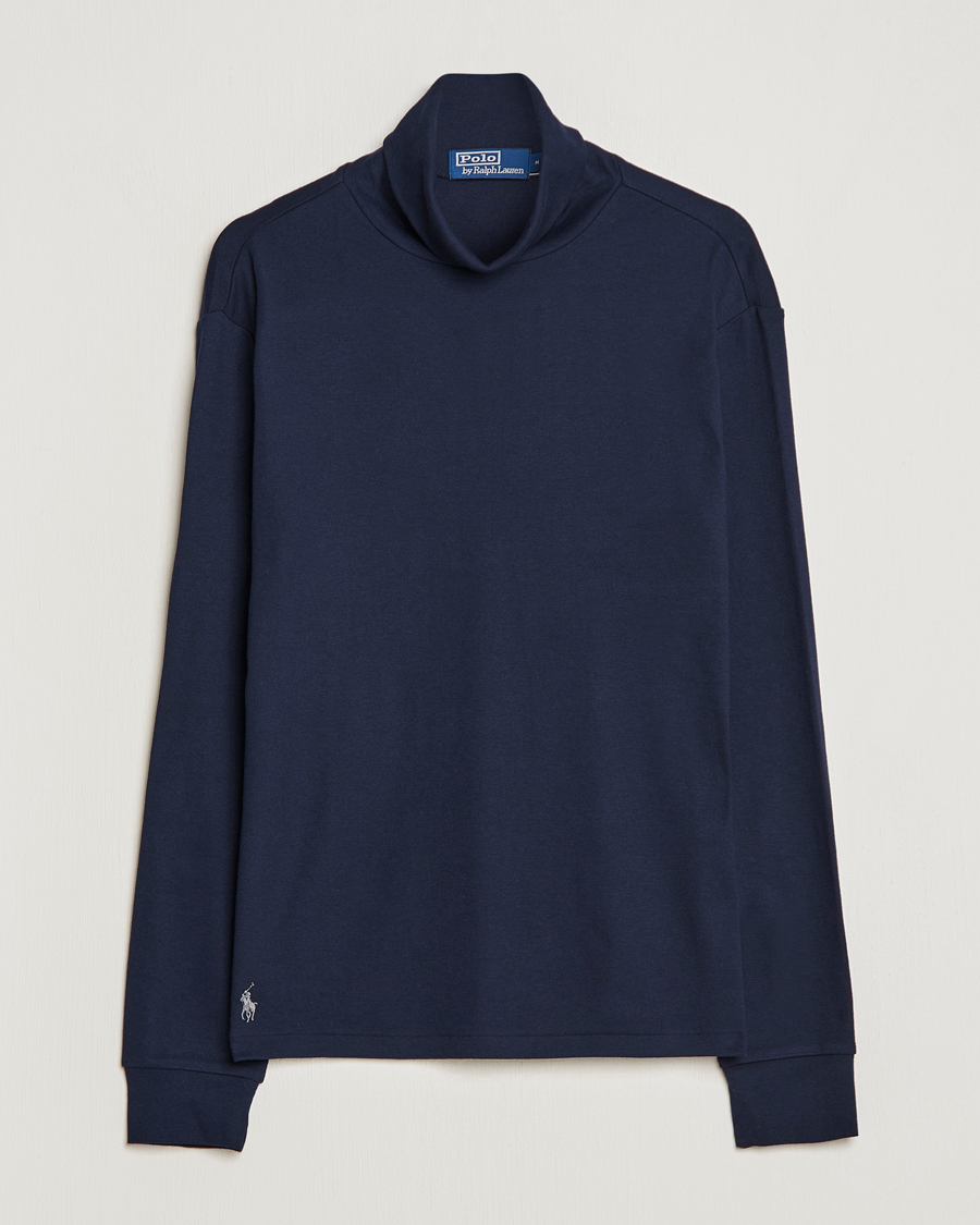 Men | Sweaters & Knitwear | Polo Ralph Lauren | Rib Knitted Polo Aviator Navy