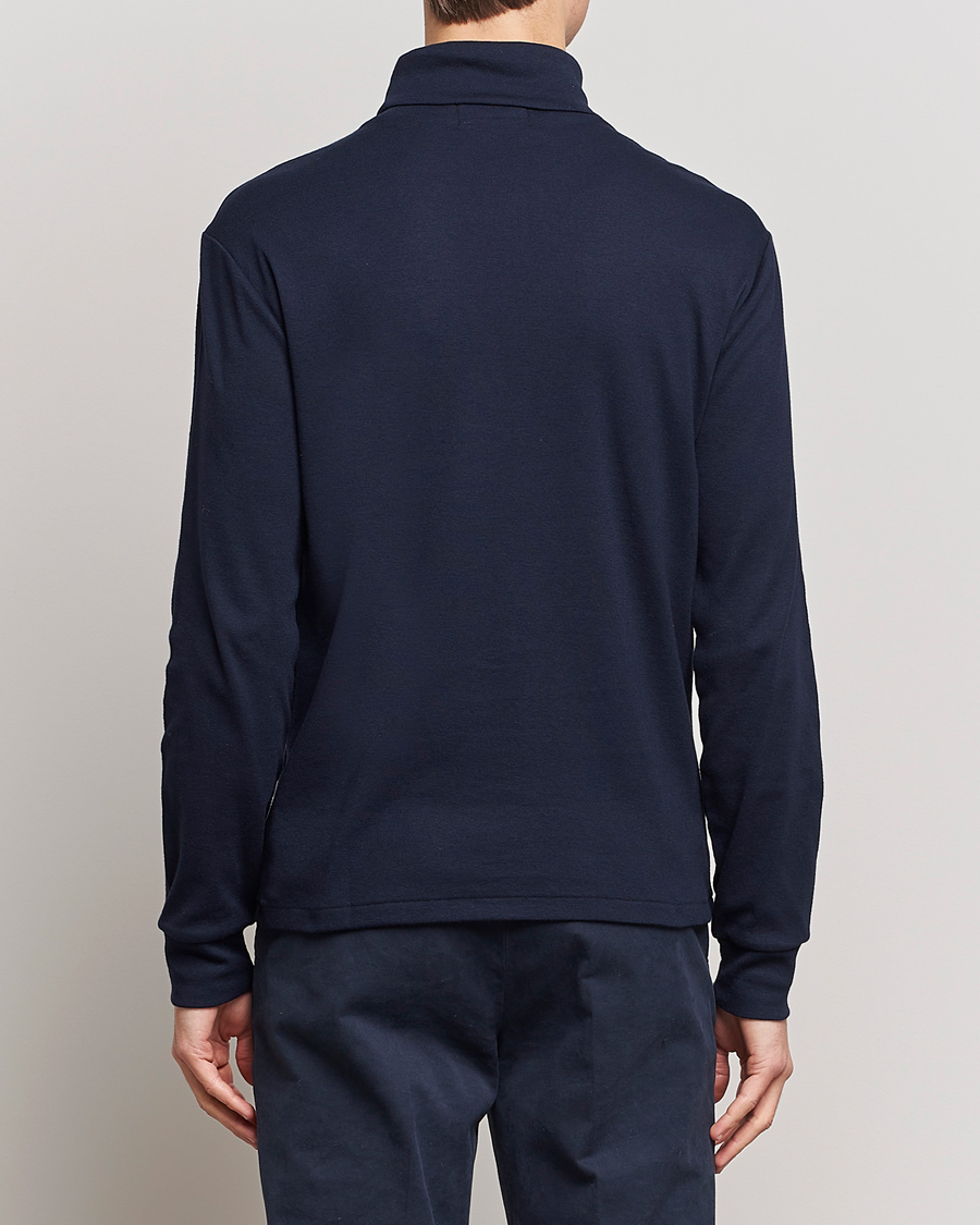 Men | Sweaters & Knitwear | Polo Ralph Lauren | Rib Knitted Polo Aviator Navy