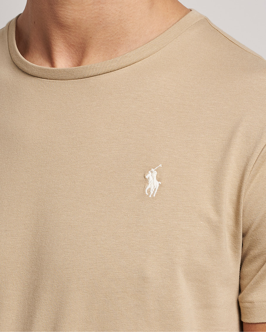 Men | T-Shirts | Polo Ralph Lauren | Crew Neck T-Shirt Coastal Beige